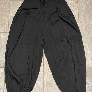 Black Harem Pants